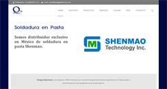 Desktop Screenshot of omegaaleaciones.com